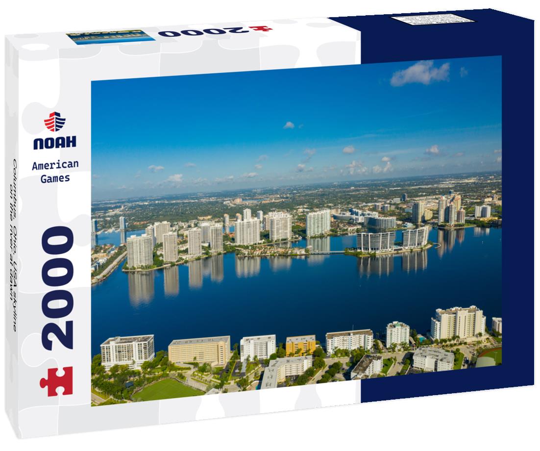 Noah Jigsaw Puzzle Columbus, Ohio, USA skyline on the river at dawn 2000 pieces
