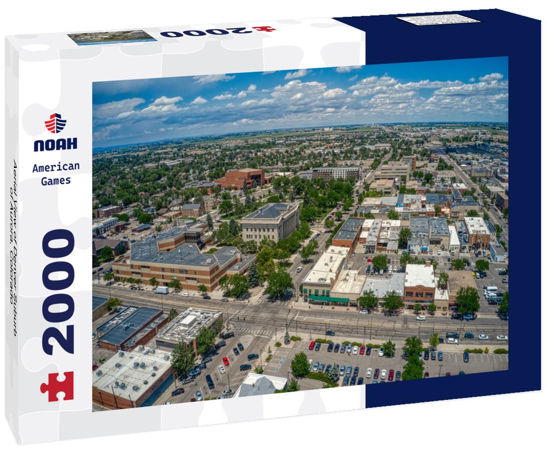Noah Jigsaw Puzzle Aerial View of Denver Suburb of Aurora, Colorado 2000 pieces