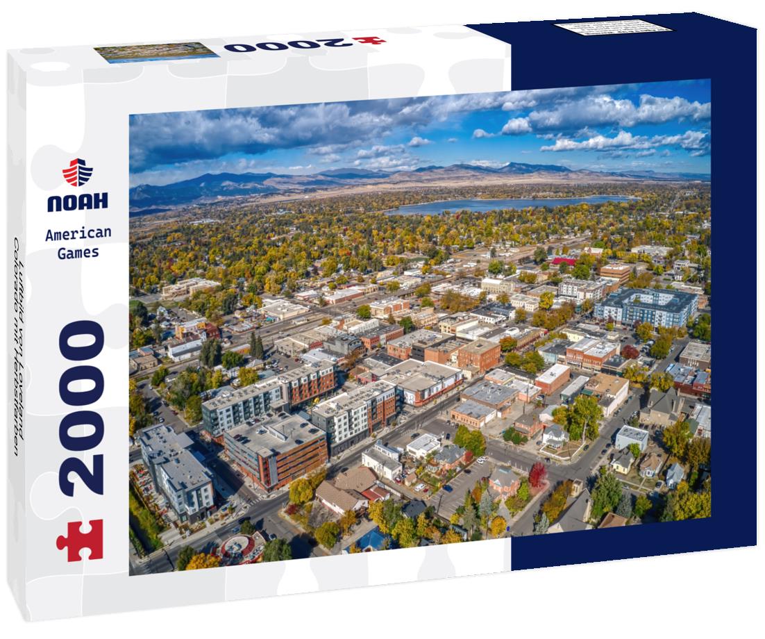 Noah Jigsaw Puzzle Luftbild von Loveland, Colorado mit Herbstfarben 2000 pieces