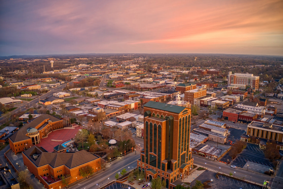 Noah Jigsaw Puzzle Aerial view of Murfreesboro, Tennessee at sunrise 2000 pieces