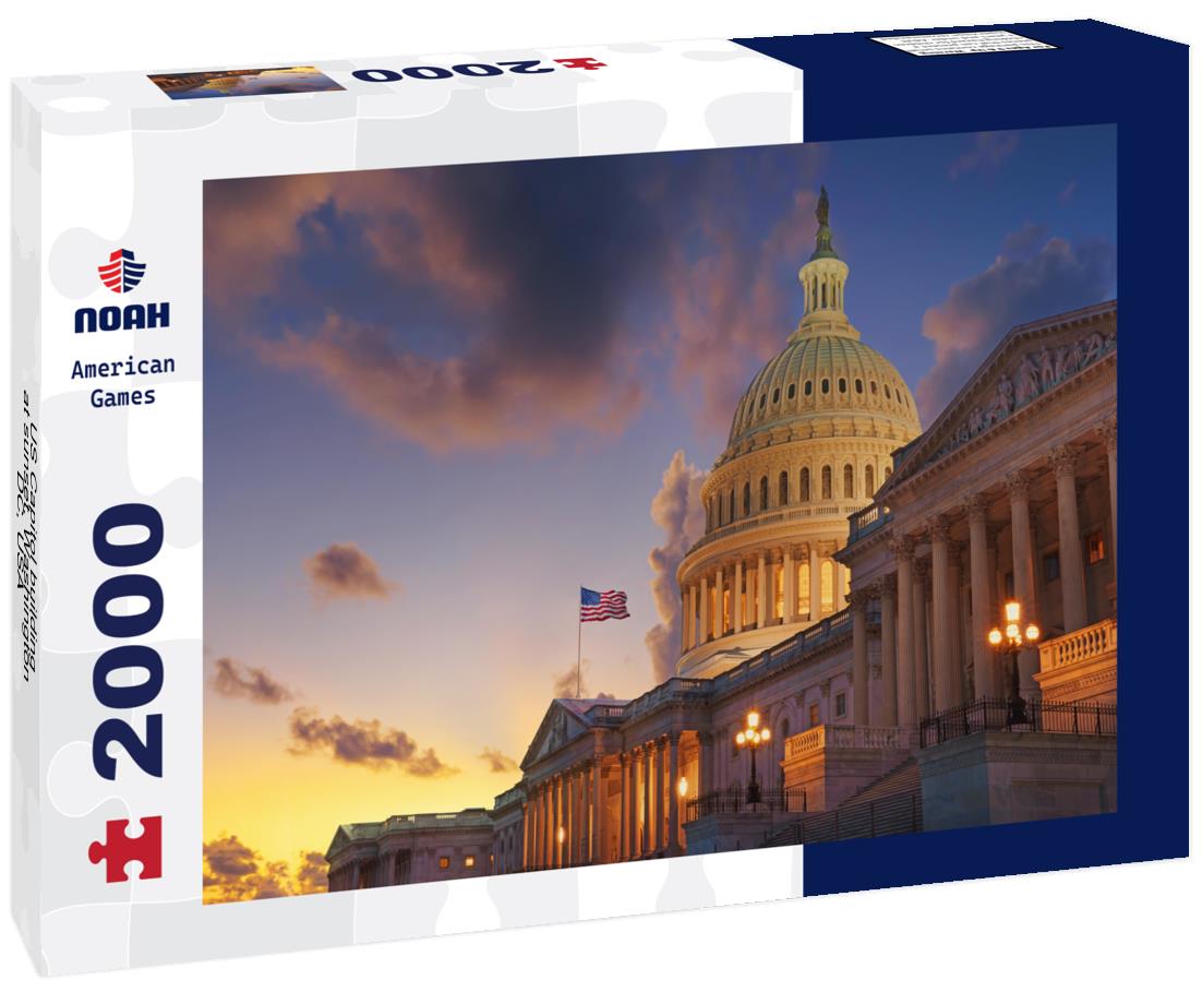 Noah Jigsaw Puzzle US Capitol building at sunset, Washington DC, USA 2000 pieces
