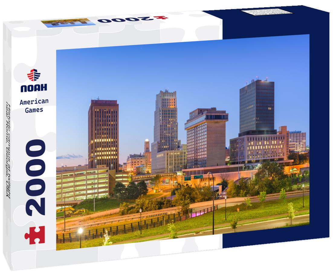 Noah Jigsaw Puzzle Historic campus at twilight near Rome, Georgia, USA 2000 pieces