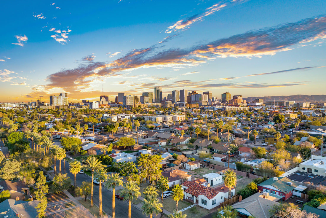Noah Jigsaw Puzzle Phoenix, Arizona, USA Downtown Drone Skyline Aerial 2000 pieces