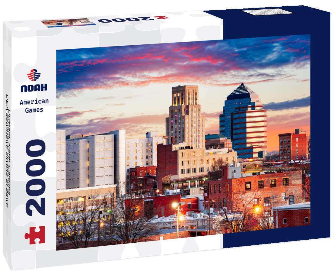 Noah Jigsaw Puzzle Durham, North Carolina, USA downtown skyline at dawn 2000 pieces