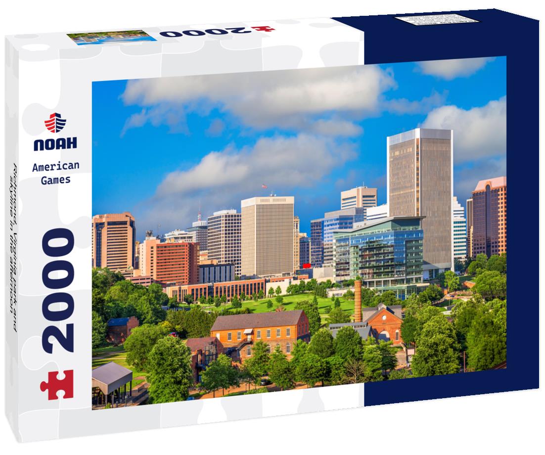 Noah Jigsaw Puzzle Richmond, Virginia park and skyline in the afternoon 2000 pieces