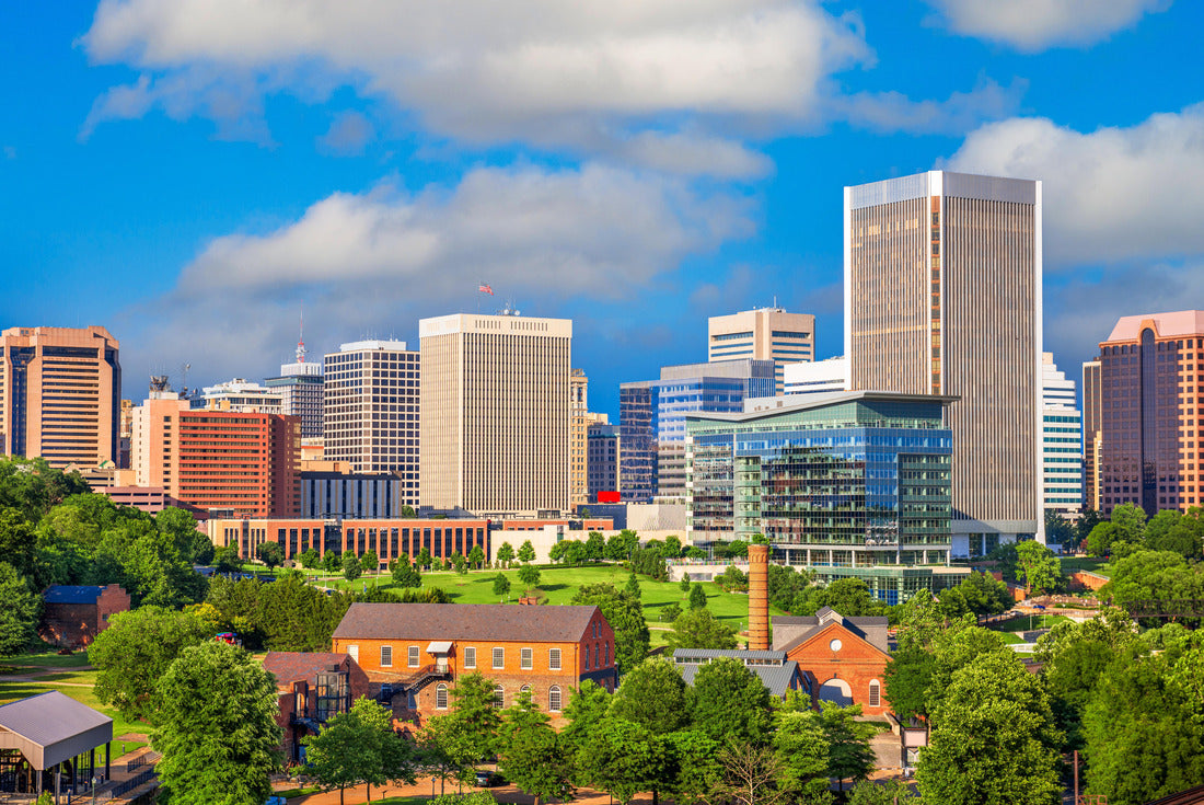 Noah Jigsaw Puzzle Richmond, Virginia park and skyline in the afternoon 2000 pieces