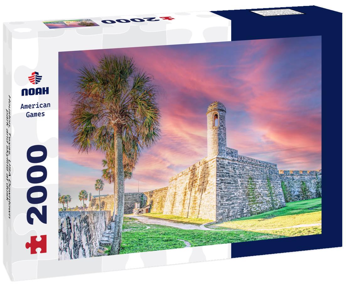 Noah Jigsaw Puzzle Houston, Texas, USA Downtown park and skyline at dusk 2000 pieces