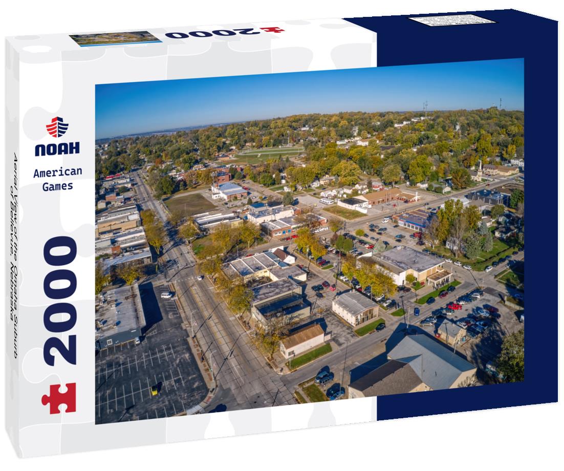 Noah Jigsaw Puzzle Aerial View of the Omaha Suburb of Bellevue, Nebraska 2000 pieces