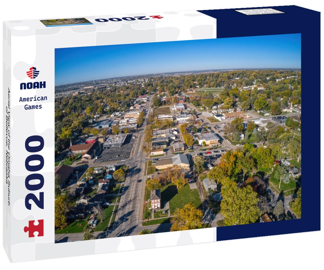 Aerial View of the Omaha Suburb of Bellevue, Nebraska 2000pc Puzzle