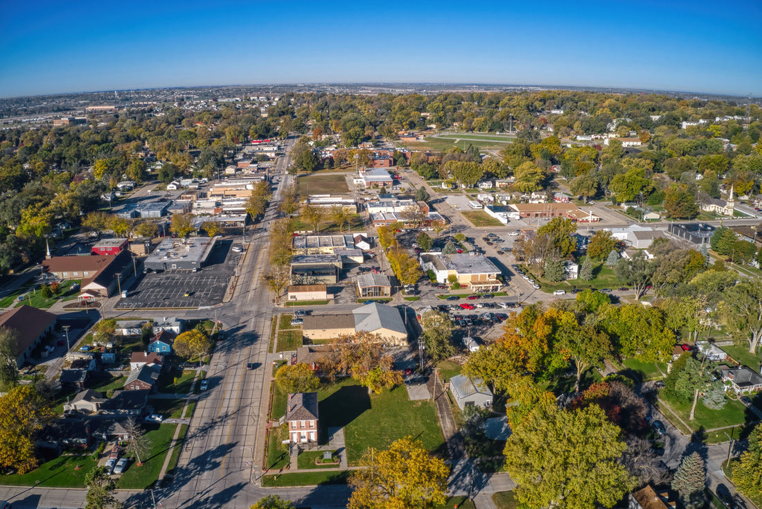 Aerial View of the Omaha Suburb of Bellevue, Nebraska 2000pc Puzzle