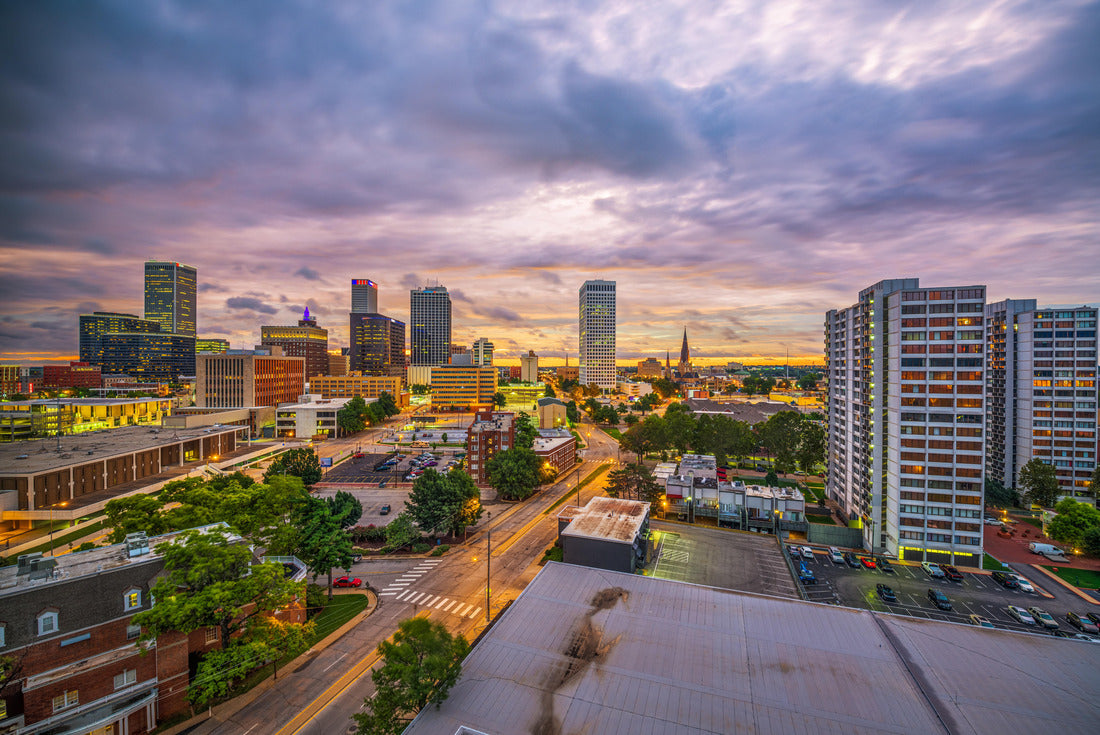 Noah Jigsaw Puzzle Tulsa, Oklahoma, USA downtown city skyline at twilight 2000 pieces