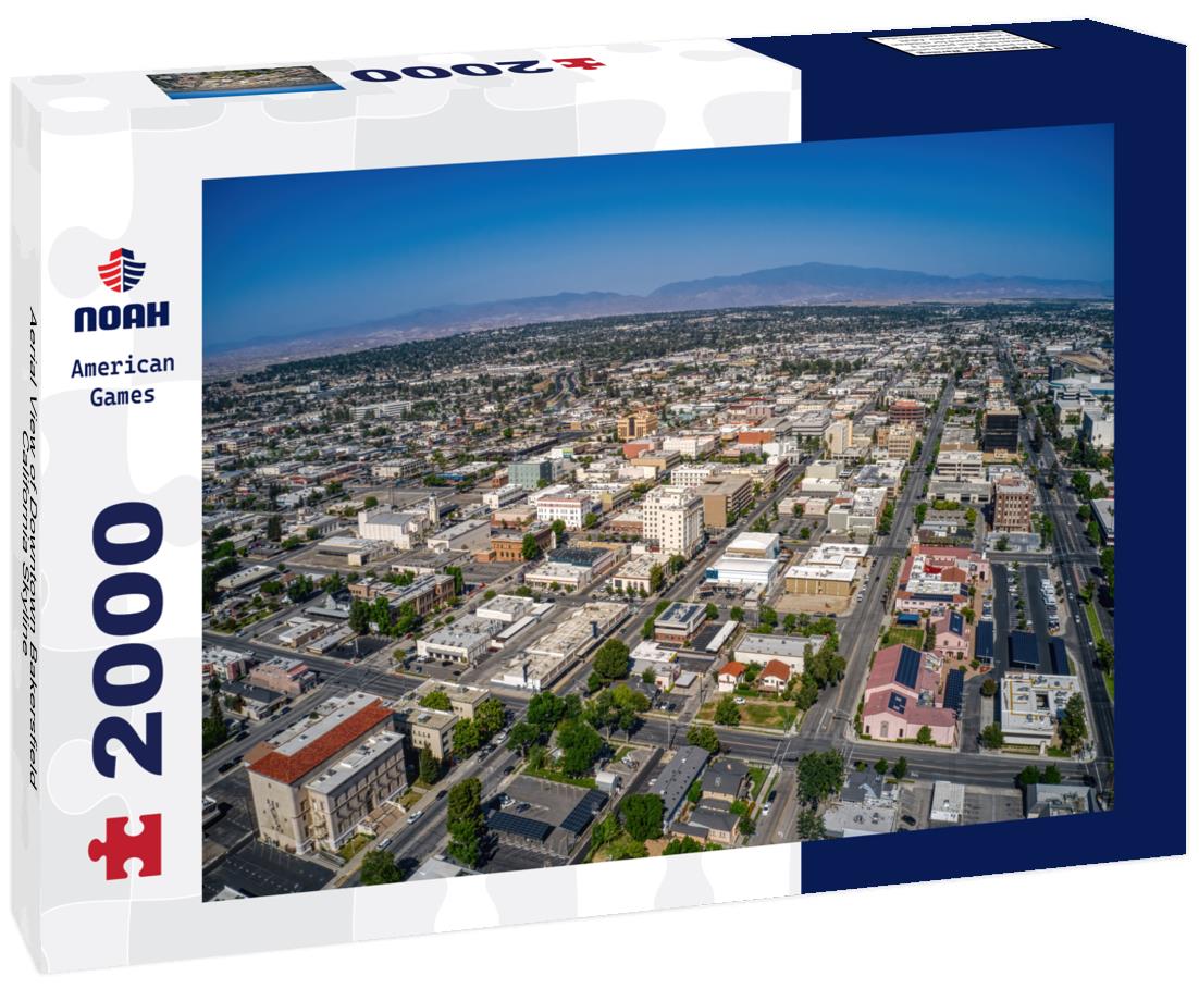 Noah Jigsaw Puzzle Aerial View of Downtown Bakersfield, California Skyline 2000 pieces