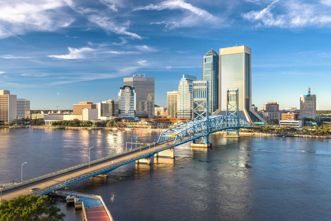 Noah Jigsaw Puzzle Jacksonville, Florida, USA Downtown city skyline at dusk 2000 pieces