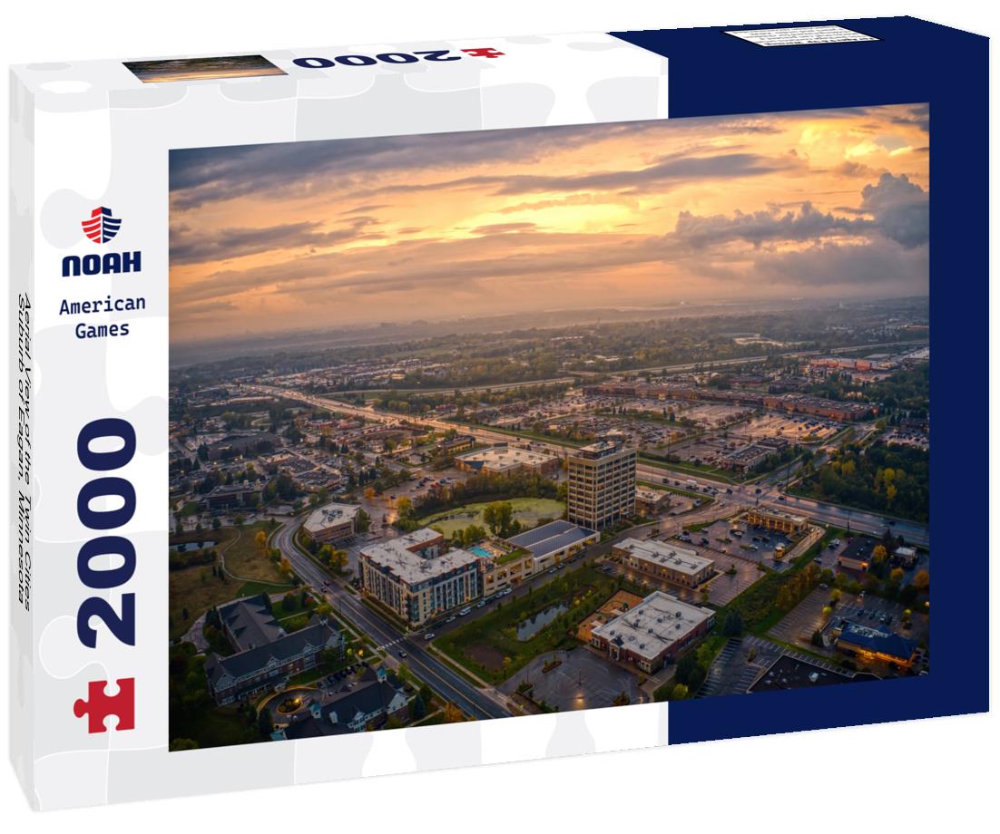 Noah Jigsaw Puzzle Aerial View of the Twin Cities Suburb of Eagan, Minnesota 2000 pieces