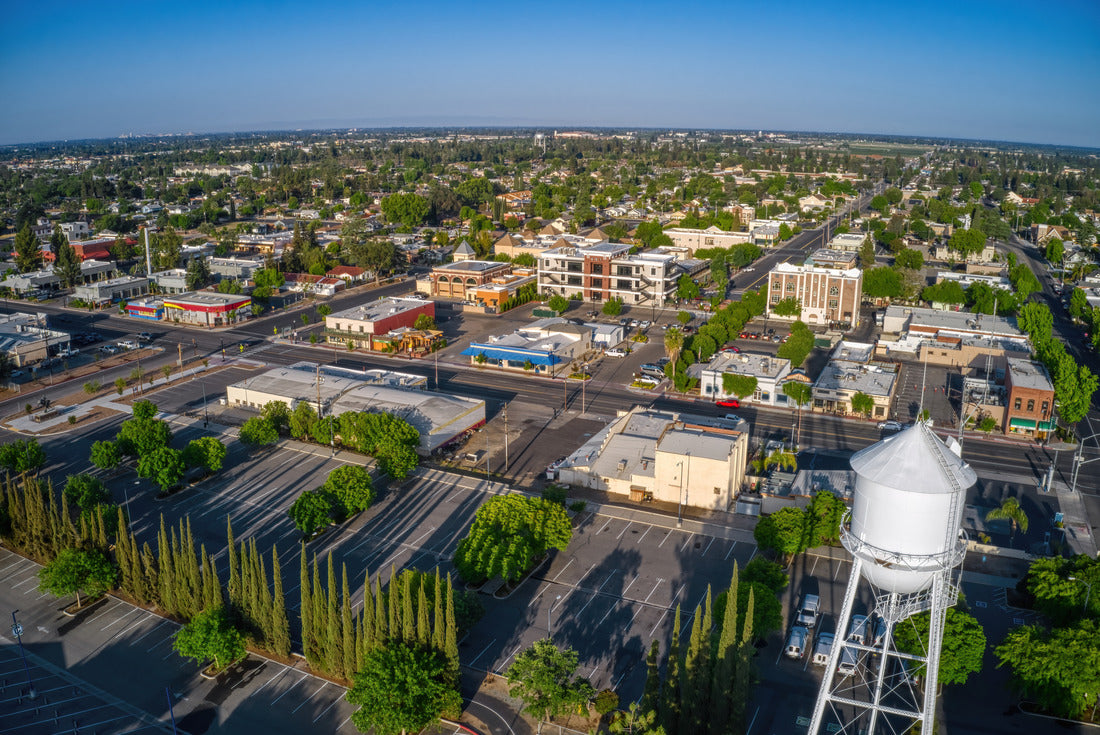 Noah Jigsaw Puzzle Aerial view of the suburb of Fresno in Clovis, California 2000 pieces