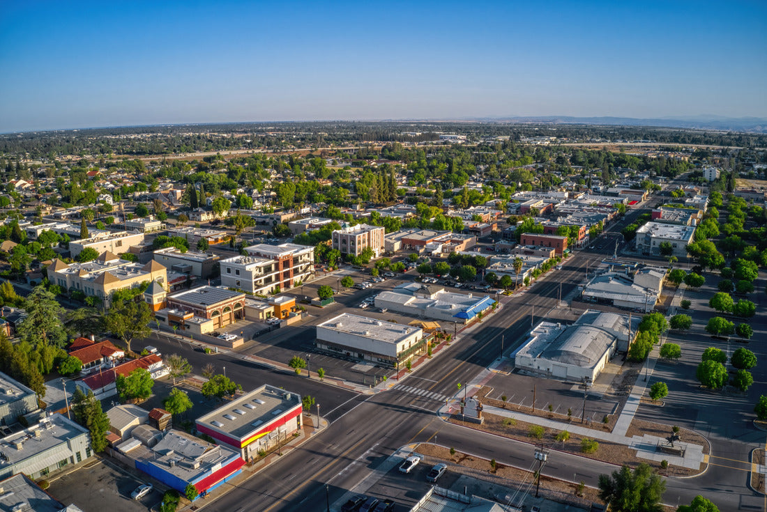 Noah Jigsaw Puzzle Aerial view of the suburb of Fresno in Clovis, California 2000 pieces