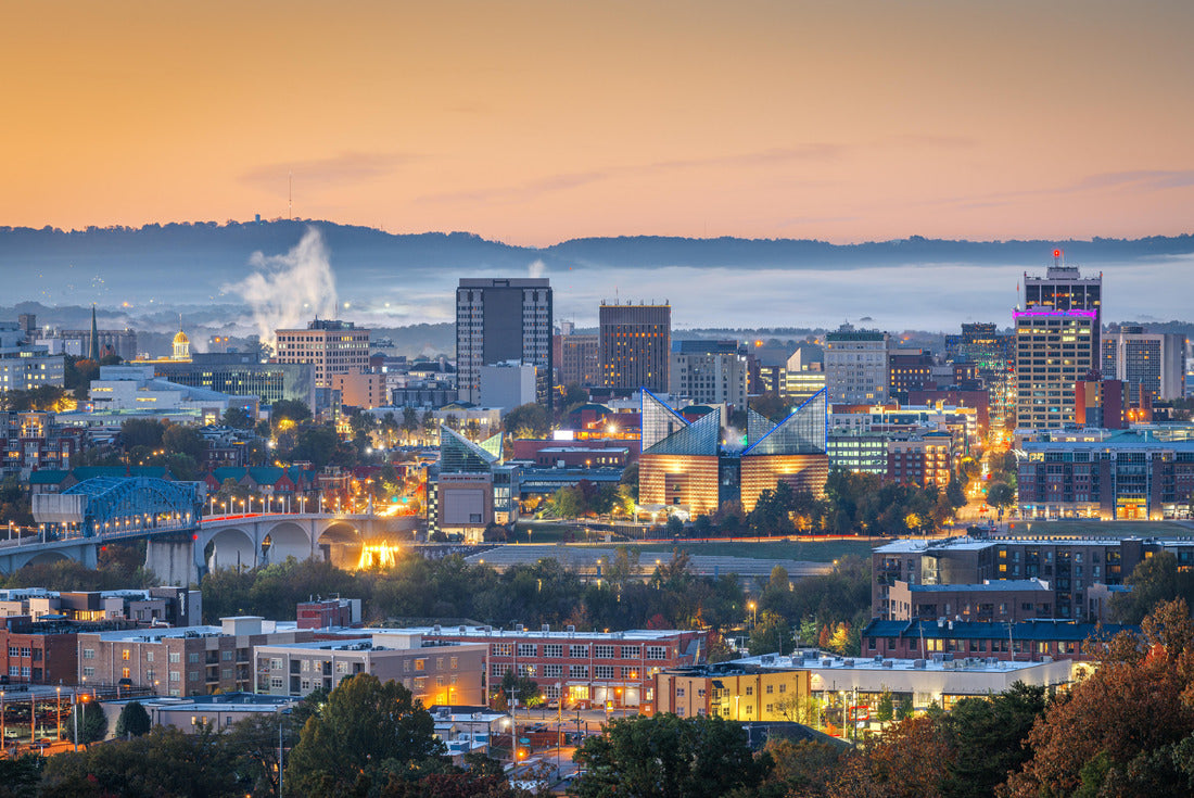 Noah Jigsaw Puzzle Chattanooga, Tennessee, USA downtown city skyline at dusk 2000 pieces