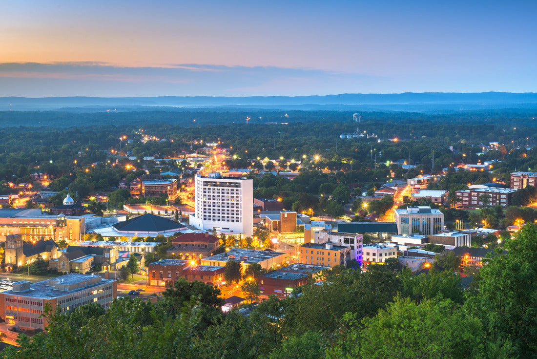 Noah Jigsaw Puzzle Rome, Georgia, USA downtown historic cityscape at twilight 2000 pieces