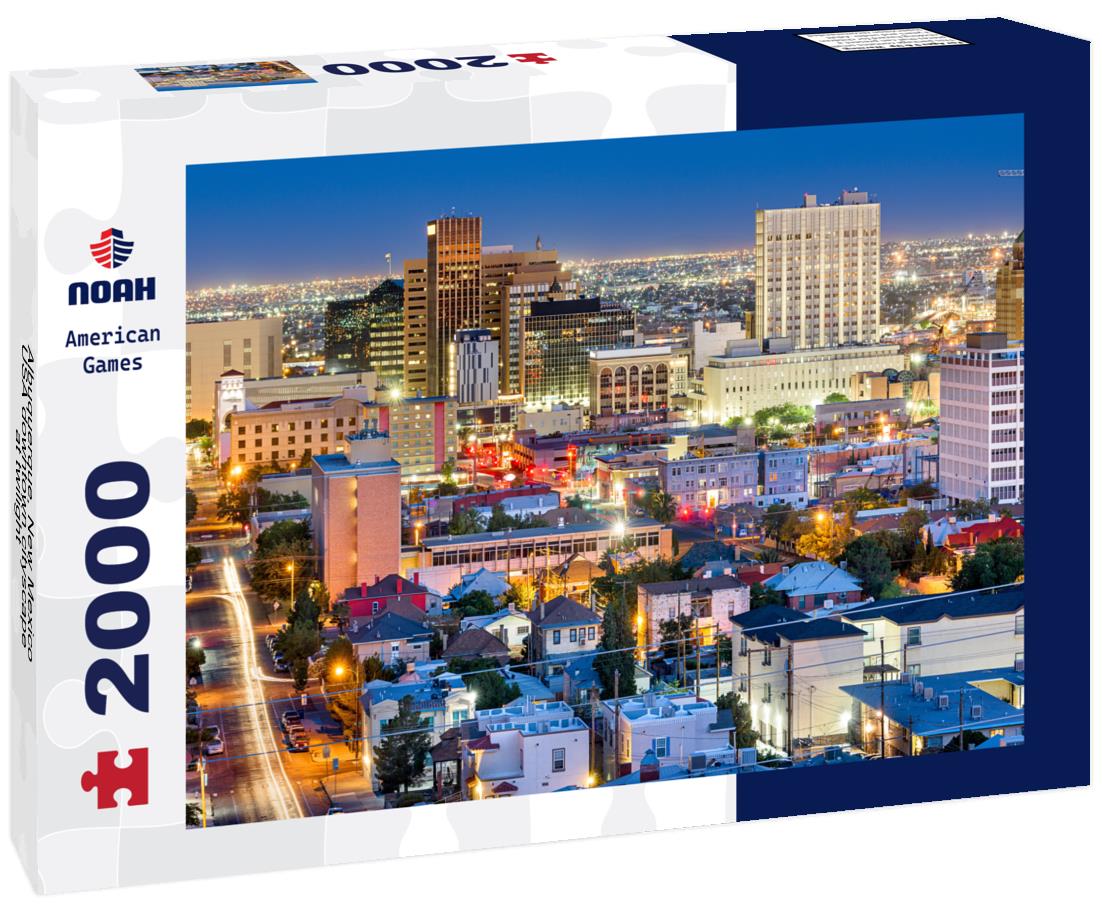 Noah Jigsaw Puzzle Albuquerque, New Mexico, USA downtown cityscape at twilight 2000 pieces