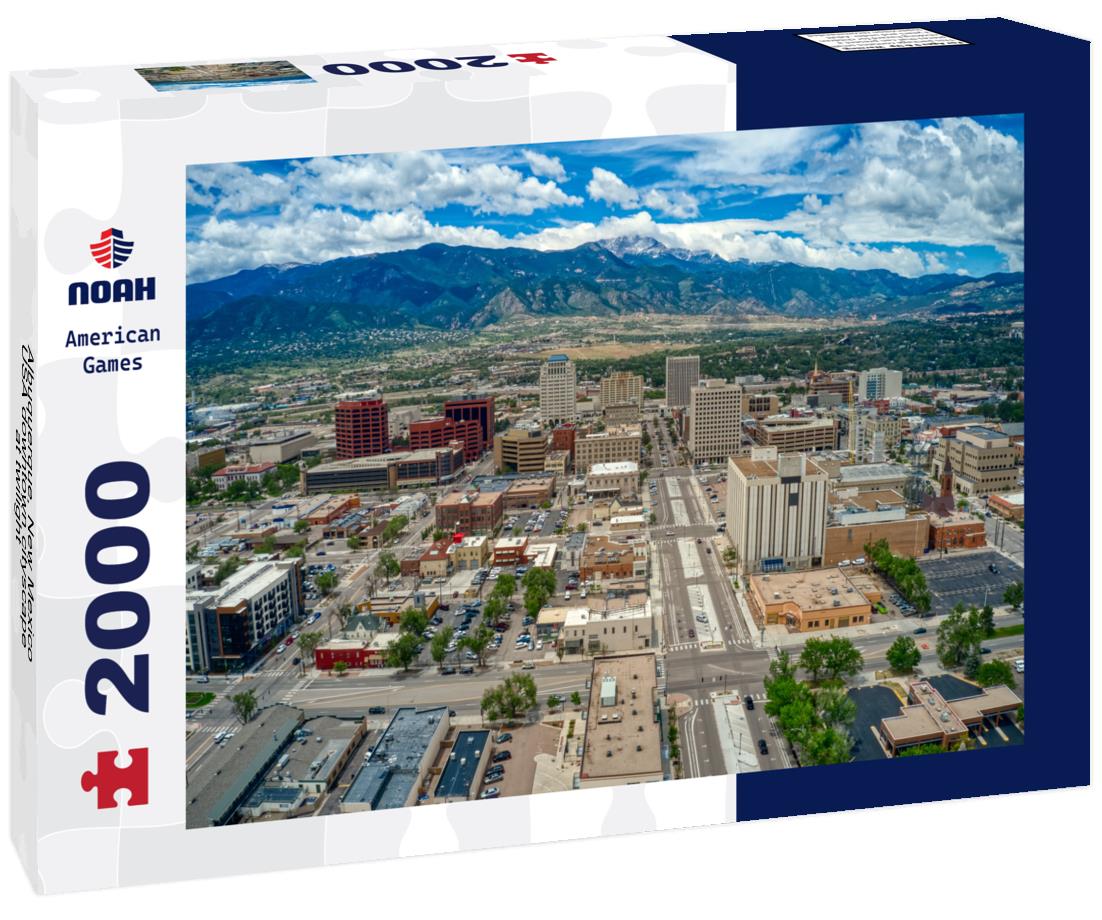 Noah Jigsaw Puzzle Albuquerque, New Mexico, USA downtown cityscape at twilight 2000 pieces