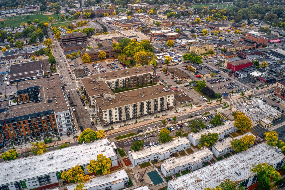 Noah Jigsaw Puzzle Aerial View of the Twin Cities Suburb of Hopkins, Minnesota 2000 pieces