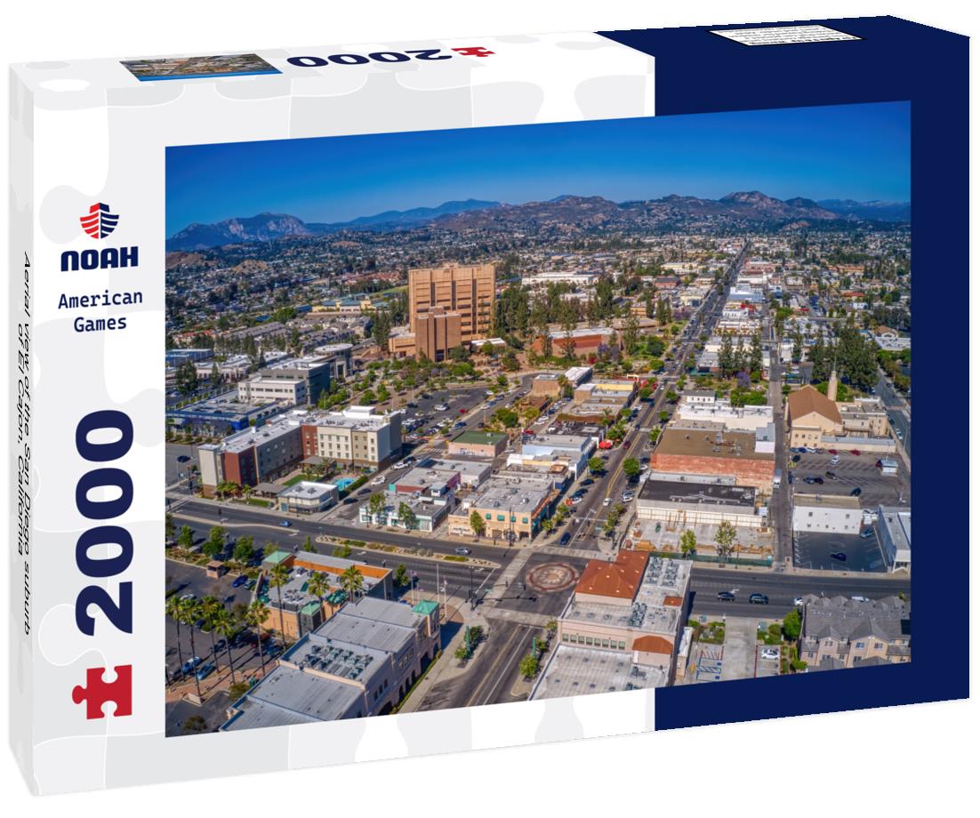 Noah Jigsaw Puzzle Aerial view of the San Diego suburb of El Cajon, California 2000 pieces