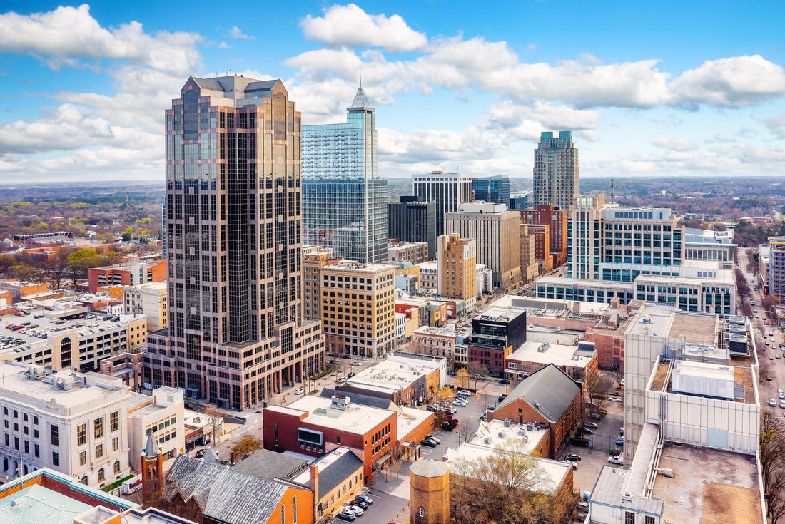 Noah Jigsaw Puzzle Aerial view of Raleigh, North Carolina skyline on a sunny day 2000 pieces