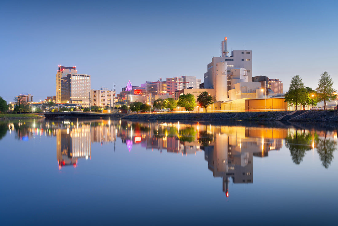 Noah Jigsaw Puzzle Rochester, Minnesota, USA Cityscape at the Zumbro at blue hour 2000 pieces