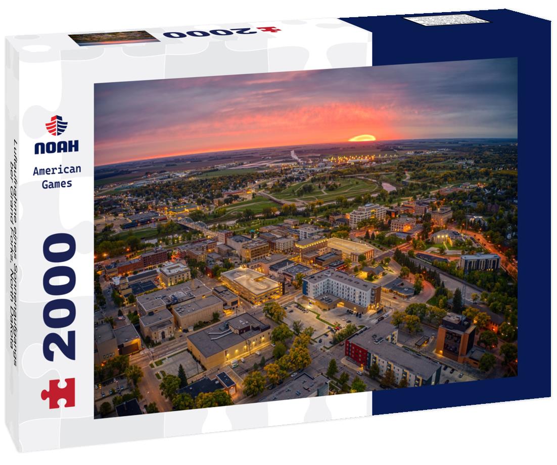 Noah Jigsaw Puzzle Luftaufnahme eines Sonnenaufgangs über Grand Forks, North Dakota 2000 pieces