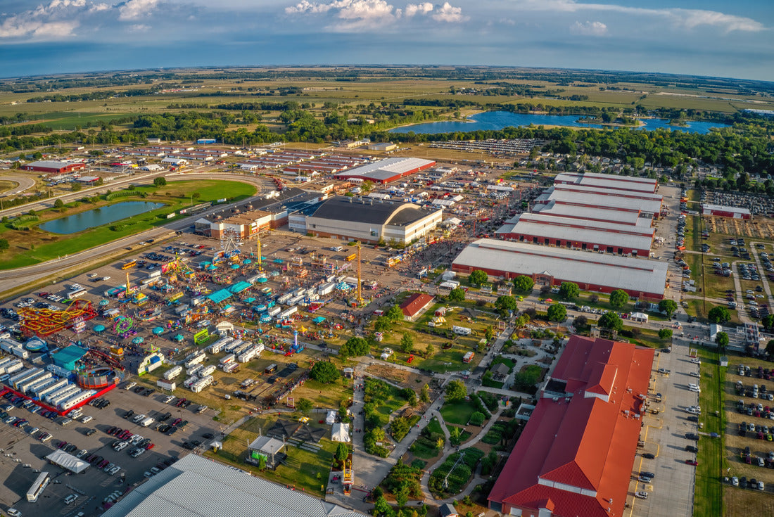 Noah Jigsaw Puzzle Aerial View of the Nebraska State Fair in Grand Island, Nebraska 2000 pieces