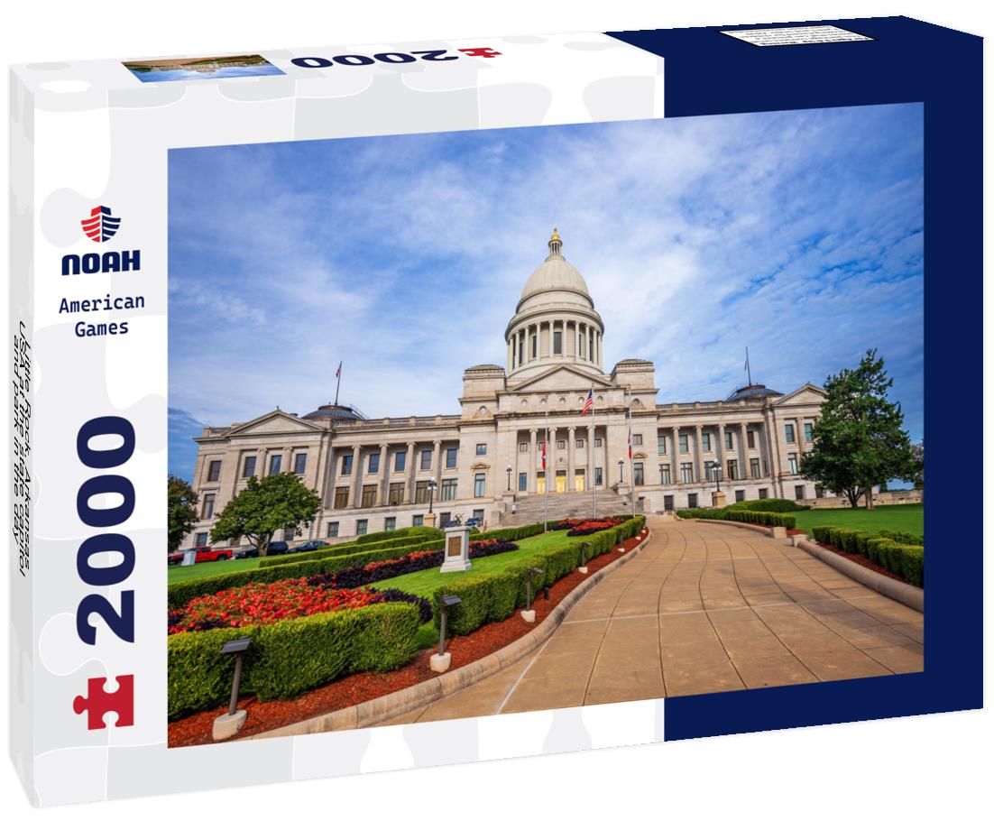 Noah Jigsaw Puzzle Little Rock, Arkansas, USA at the state capitol and park in the day 2000 pieces