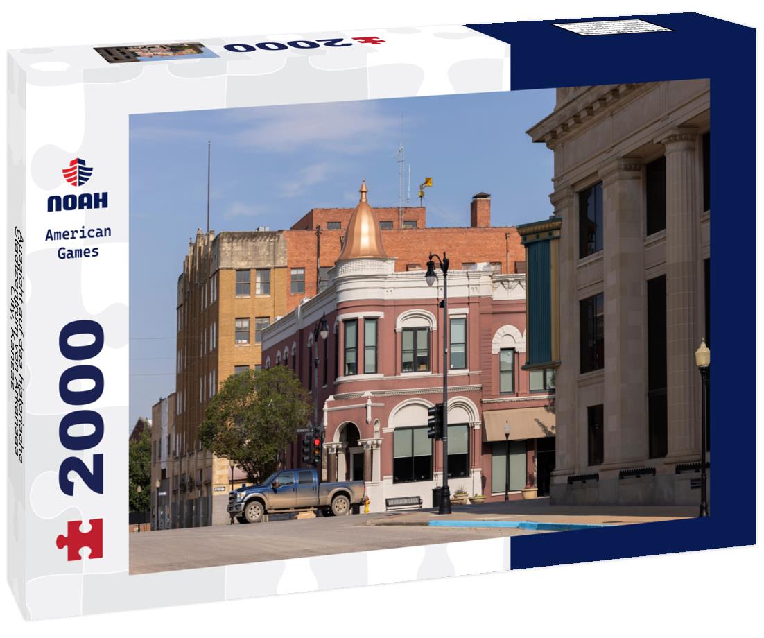 Noah Jigsaw Puzzle Aussicht auf das historische Stadtzentrum von Arkansas City, Kansas 2000 pieces