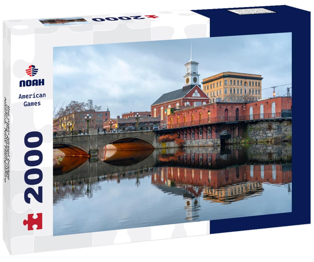 Noah Jigsaw Puzzle the main street bridge over the Nashua river, Nashua, New Hampshire 2000 pieces