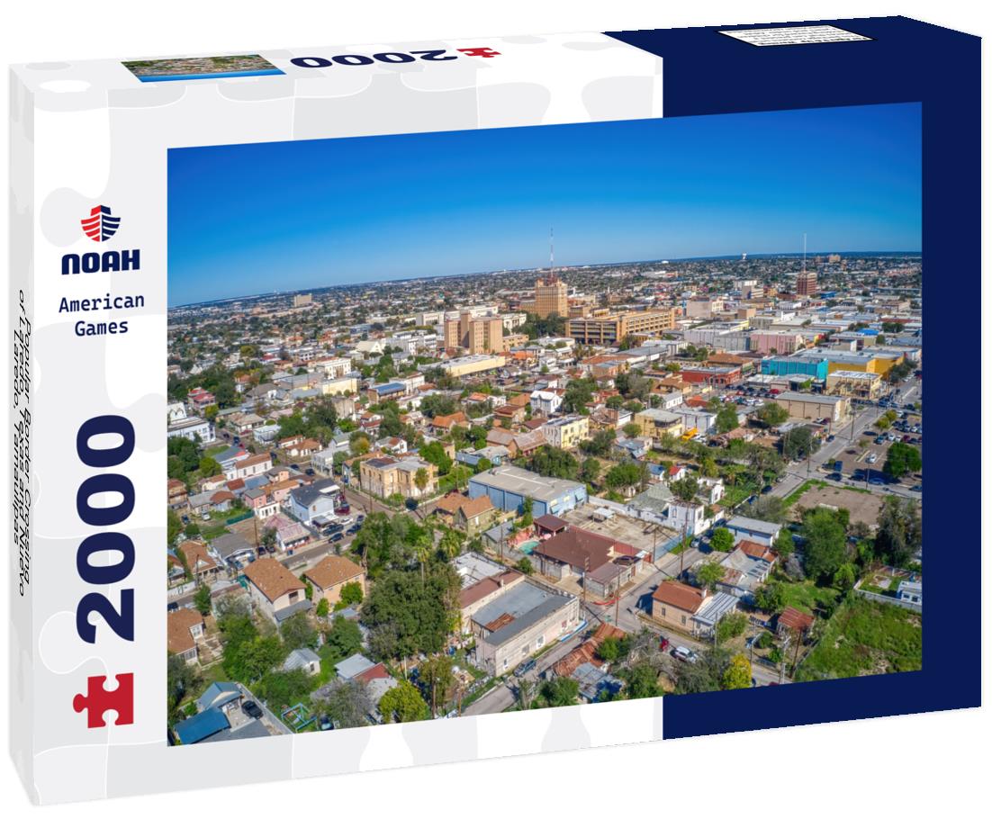 Noah Jigsaw Puzzle Popular Border Crossing of Laredo, Texas and Nuevo Laredo, Tamaulipas 2000 pieces