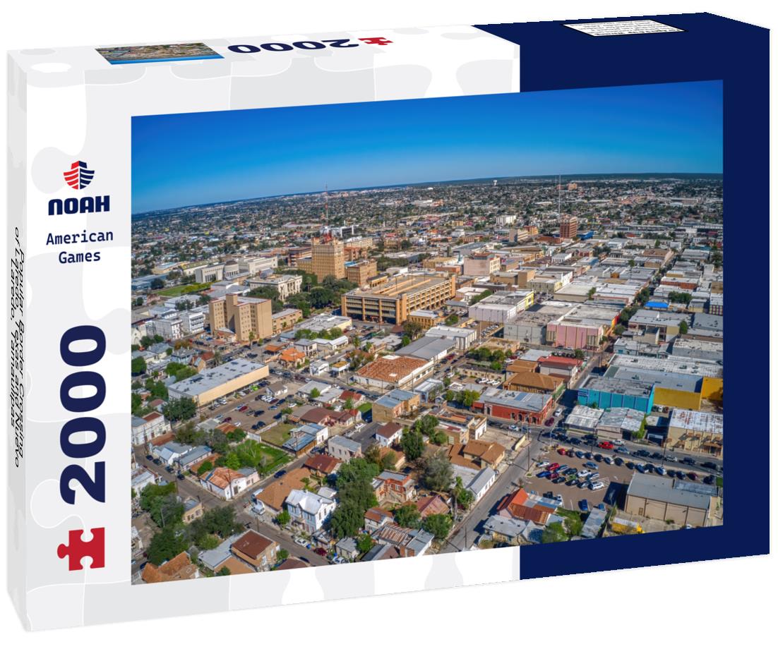 Noah Jigsaw Puzzle Popular Border Crossing of Laredo, Texas and Nuevo Laredo, Tamaulipas 2000 pieces