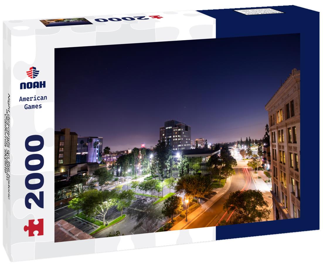 Noah Jigsaw Puzzle Night descends on the historic area of the Anaheim, California skyline 2000 pieces