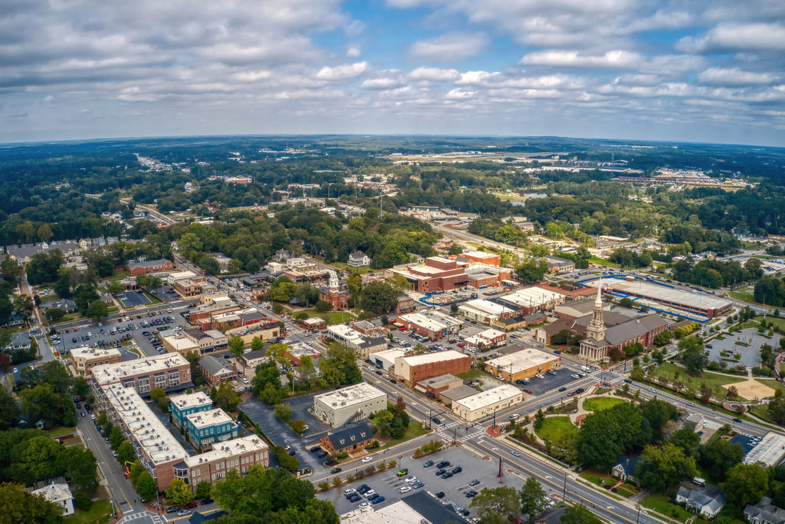 Noah Jigsaw Puzzle Aerial View of the Atlanta Outer Ring Suburb of Lawrenceville, Georgia 2000 pieces