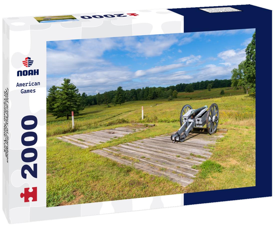 Noah Jigsaw Puzzle Field artillery at Saratoga National Historical Site in Upstate New York 2000 pieces