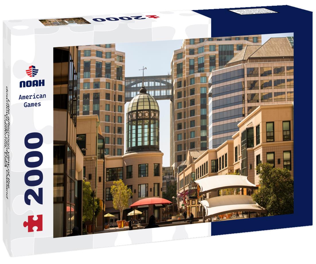 Noah Jigsaw Puzzle Late afternoon view of the downtown city center of Oakland, California, USA 2000 pieces