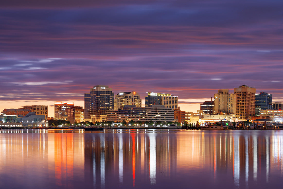 Noah Jigsaw Puzzle Norfolk, Virginia, USA downtown skyline on the Elizabeth River in the morning 2000 pieces