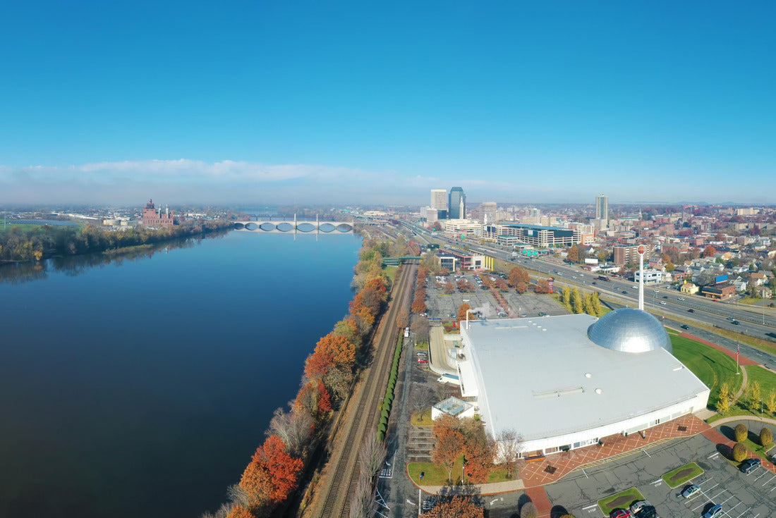 Noah Jigsaw Puzzle An aerial panorama of Springfield, Massachusetts, United States in early morning 2000 pieces