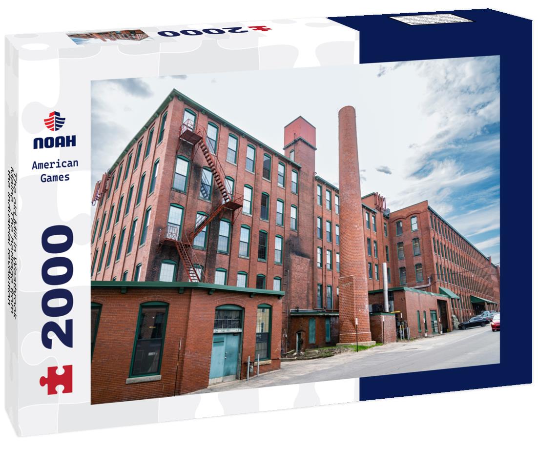 Noah Jigsaw Puzzle The old Mill in Westbrook Maine. The heritage from the industrial revolution, USA 2000 pieces