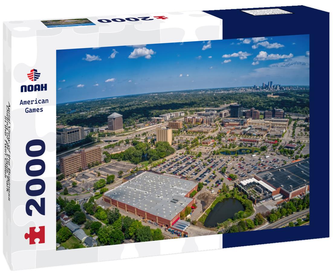 Noah Jigsaw Puzzle Aerial View of the Business District of St. Louis Park in the Twin Cities, Minnesota Metro 2000 pieces