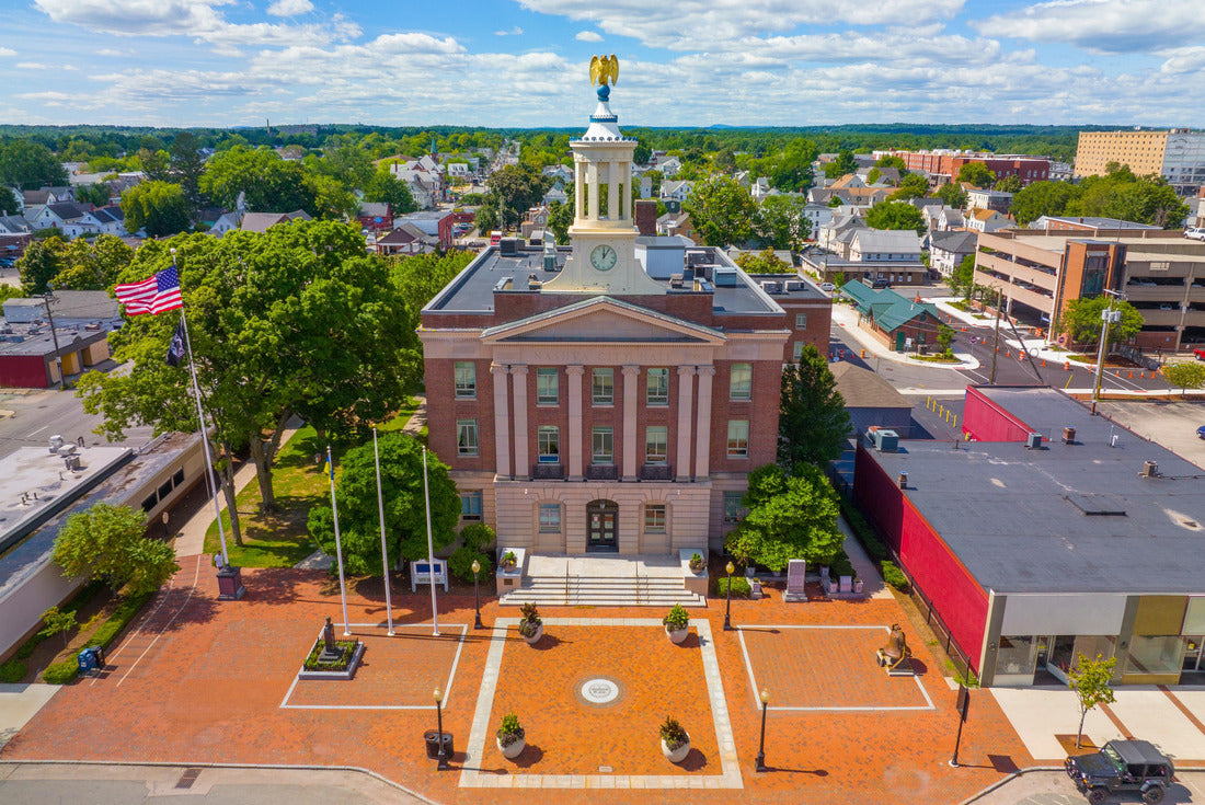 Noah Jigsaw Puzzle Nashua City Hall aerial view at 229 Main Street in historic downtown Nashua, New Hampshire NH 2000 pieces