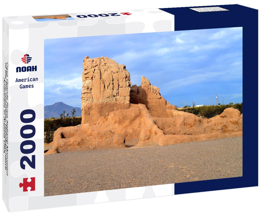 Noah Jigsaw Puzzle Casa Grande Ruins National Monument of the Pre-columbian Hohokam native Americans in Arizona USA 2000 pieces