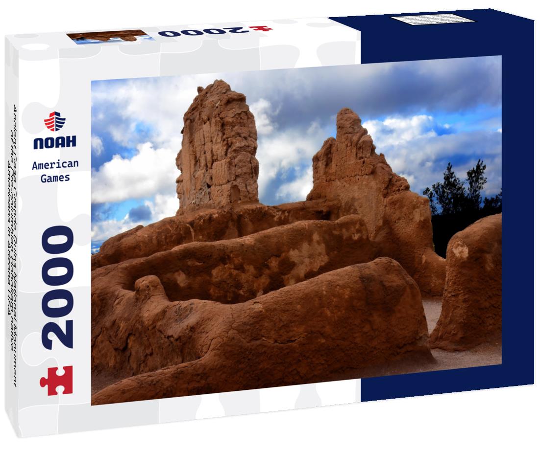 Noah Jigsaw Puzzle Ancient Casa Grande Ruins National Monument of the Pre-columbian Hohokam native Americans in Arizona USA 2000 pieces
