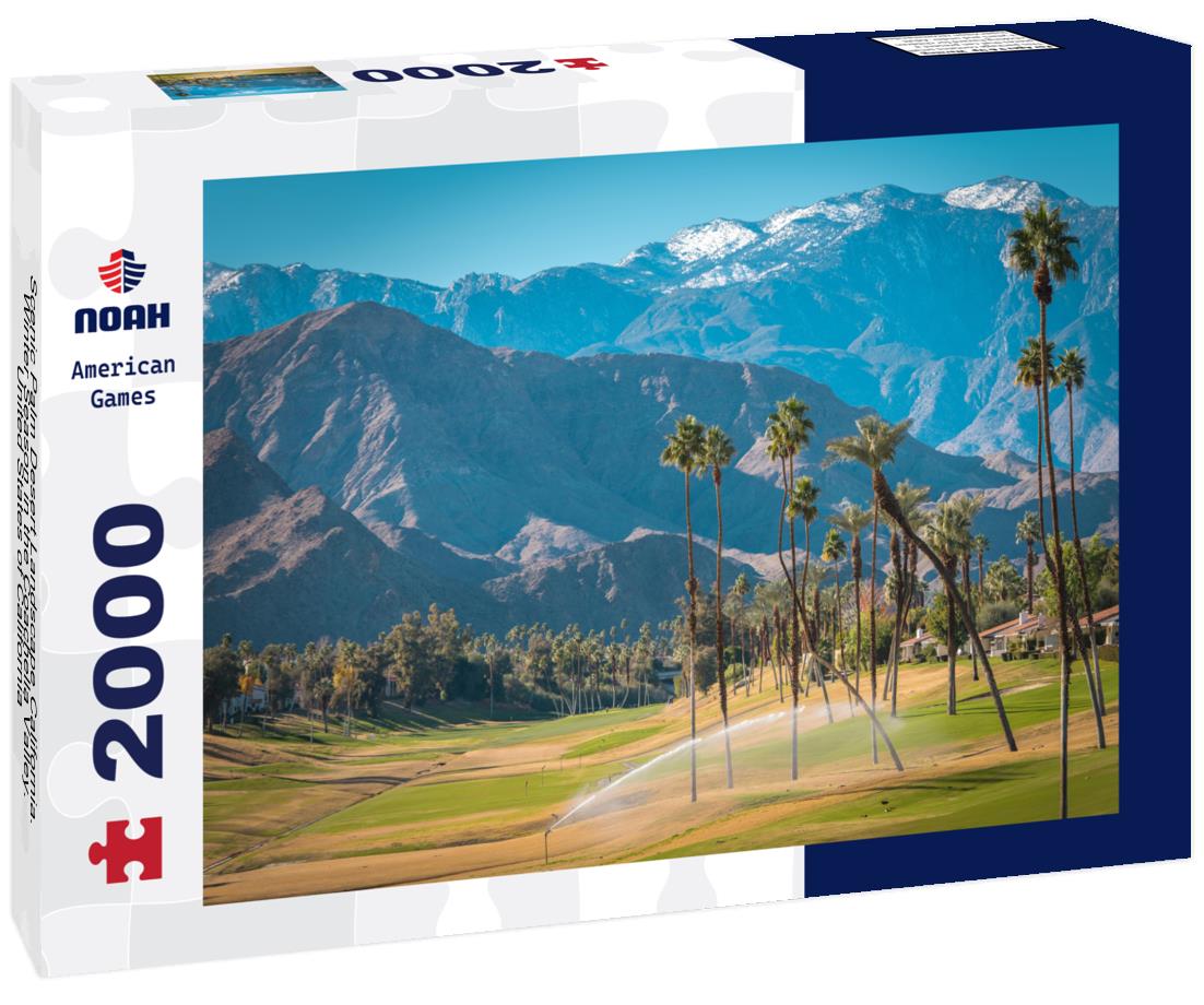 Noah Jigsaw Puzzle Scenic Palm Desert Landscape California. Winter Season in the Coachella Valley. United States of California 2000 pieces