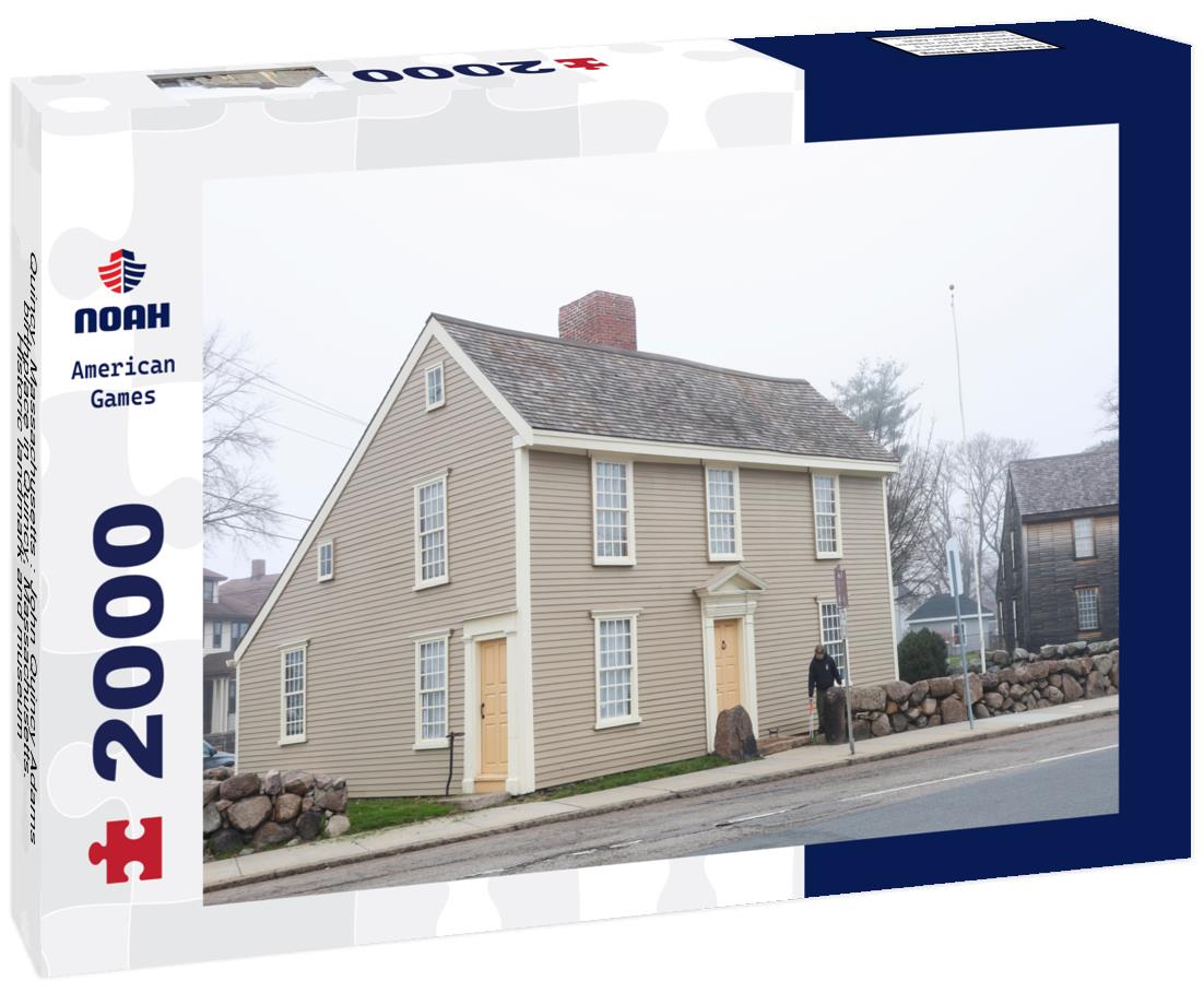 Noah Jigsaw Puzzle Quincy, Massachusetts : John Quincy Adams birthplace in Quincy, Massachusetts. Historic landmark and museum 2000 pieces