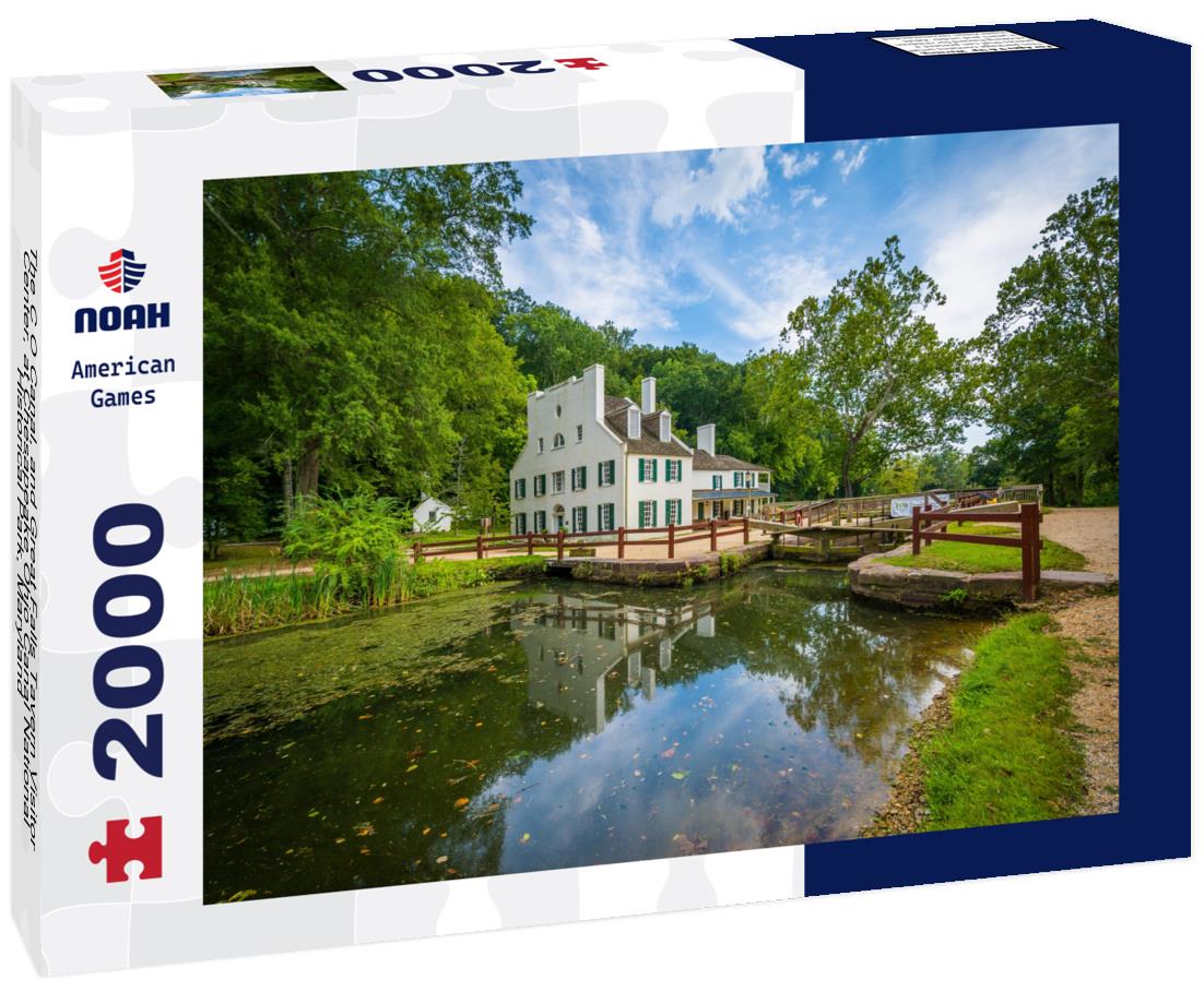 Noah Jigsaw Puzzle The C O Canal, and Great Falls Tavern Visitor Center, at Chesapeake Ohio Canal National Historical Park, Maryland 2000 pieces