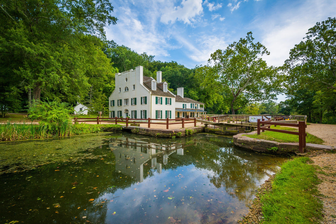 Noah Jigsaw Puzzle The C O Canal, and Great Falls Tavern Visitor Center, at Chesapeake Ohio Canal National Historical Park, Maryland 2000 pieces